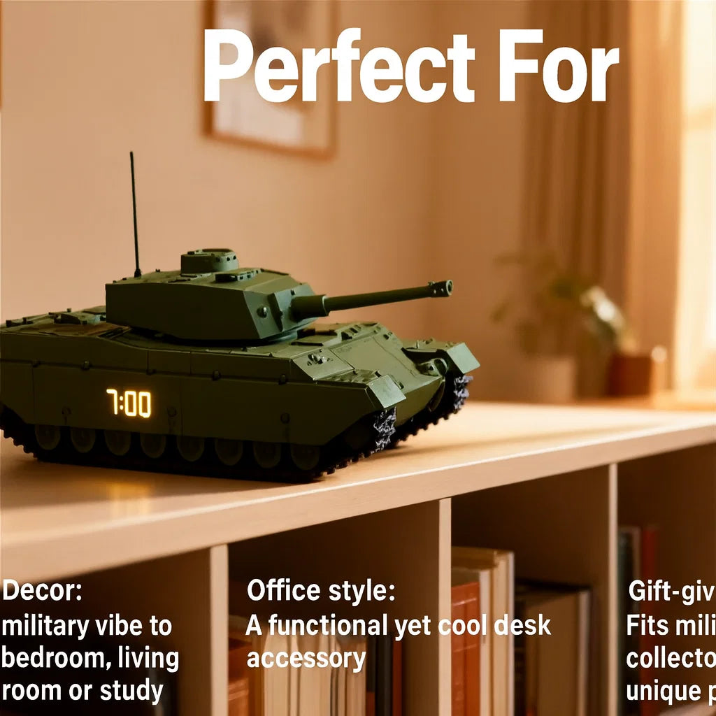 🚙Tank Commander Alarm Clock⏰