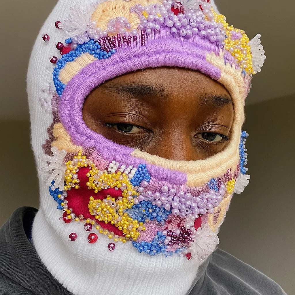 🧣 Hand Embroidered Balaclava
