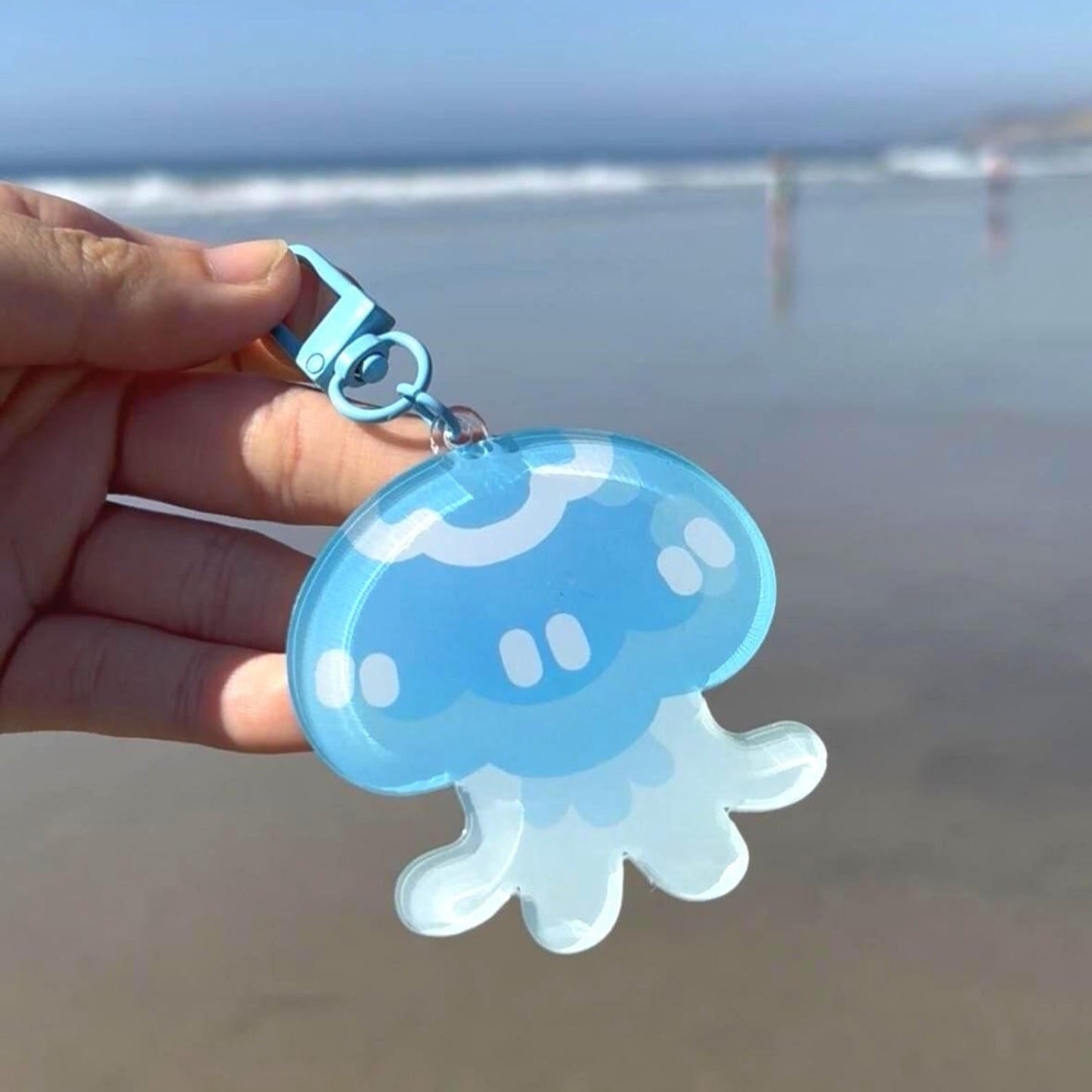 ocean critters acrylic charms