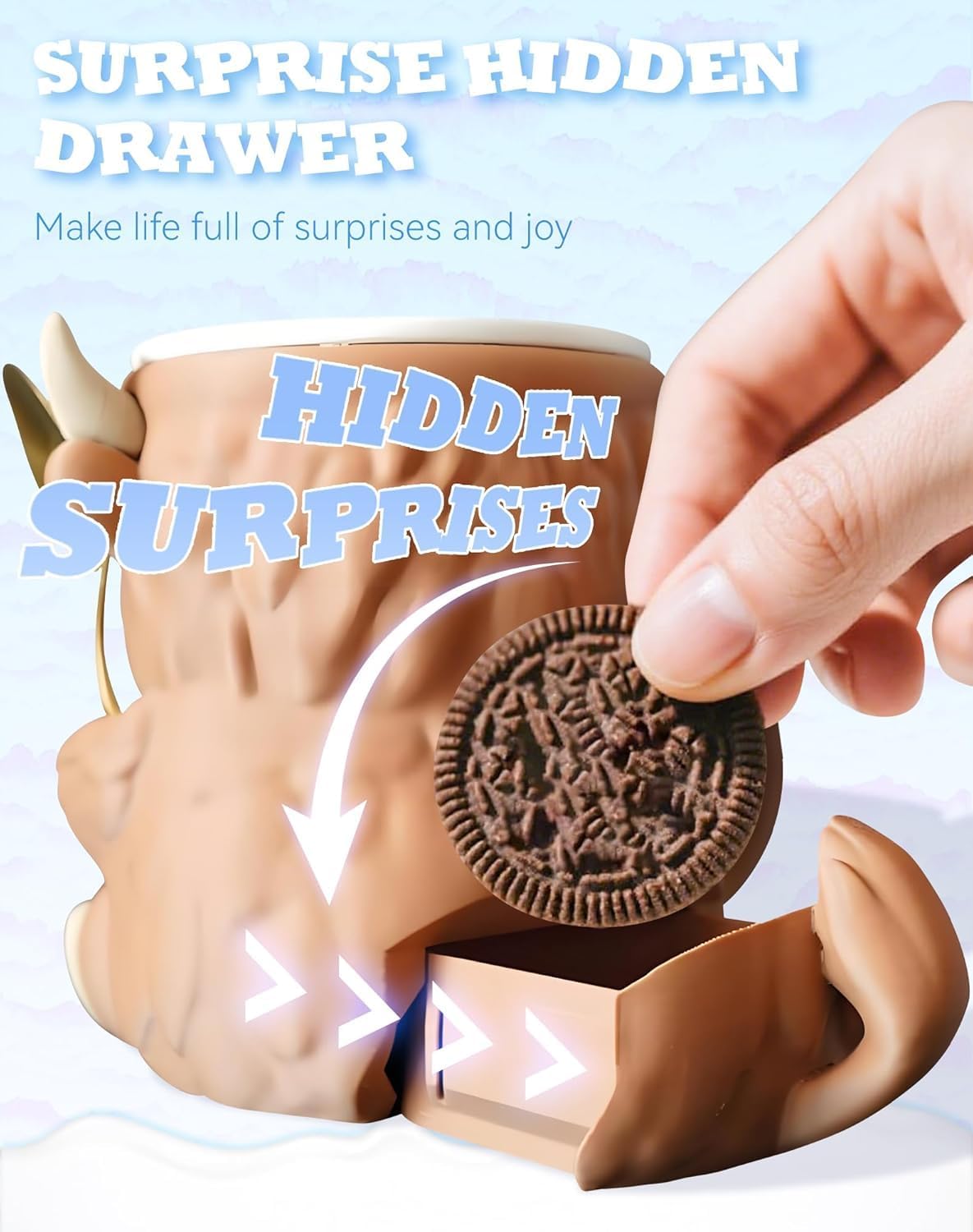 Highland beef ice cream cup holder