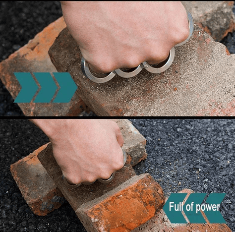 Stainless Steel Outdoor Rotatable Folding Ring (4 pack)